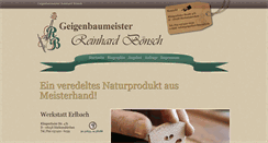 Desktop Screenshot of geigenbau-boensch.de